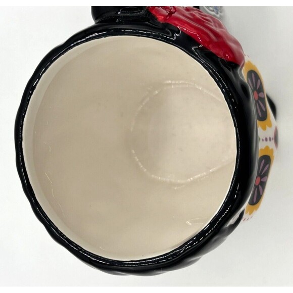 Blue‎ Sky Clayworks Coffee Mug Halloween Day of the Dead Sugar Skull NWT 20oz - Picture 11 of 16